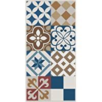 DON LETRA Alfombra de Vinilo para Cocina- Alfombra Vinílica Baldosas- 80 x 40 cm- Varios Tamaños- Multicolor- Lavable y…